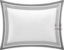 Load image into Gallery viewer, 100% Egyptian Cotton Sateen Luxury 400TC Frame Patchwork zipper Closure bedding set